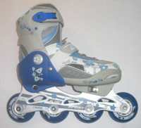 Роликовые коньки женские. Синяя модель роликовых раздвижных коньков: ZQ-138B. Раздвижные роликовые коньки. Детская модель роликовых коньков. 
